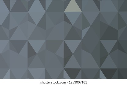 Light Gray vector gradient triangles template. Colorful abstract illustration with triangles. Best triangular design for your business.