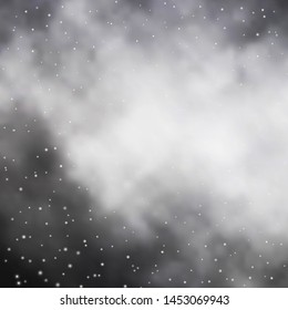 Light Gray vector layout with bright stars. Decorative illustration with stars on abstract template. Theme for cell phones.