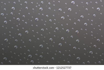 Light Gray vector layout with circle shapes. Blurred decorative design in abstract style with bubbles. The pattern can be used for aqua ad, booklets.