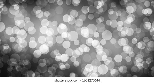 Light Gray vector layout with circle shapes. Glitter abstract illustration with colorful drops. New template for a brand book.