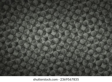 Light Gray vector layout with circle shapes. Blurred bubbles on abstract background with colorful gradient. Pattern for futuristic ad, booklets.