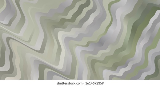 Light Gray vector layout with circular arc. Bright illustration with gradient circular arcs. Pattern for websites, landing pages.