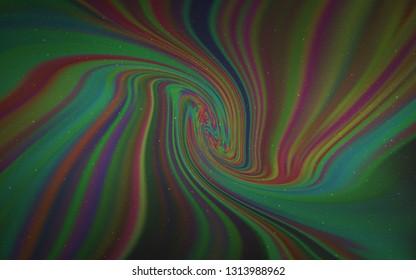 Light Gray vector layout with cosmic stars. Space stars on blurred abstract background with gradient. Pattern for futuristic ad, booklets.