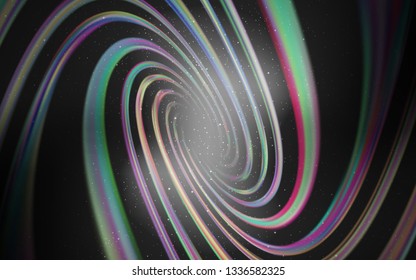 Light Gray vector layout with cosmic stars. Shining illustration with sky stars on abstract template. Pattern for futuristic ad, booklets.