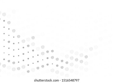 Light Gray vector layout with curved lines. A shining illustration, which consists of curved lines. A new texture for your  ad, booklets, leaflets.
