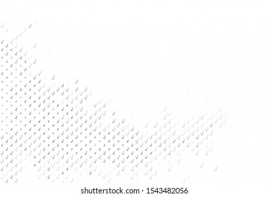 Light Gray vector layout with curved lines. Geometric illustration in abstract style with gradient.  Abstract style for your business design.