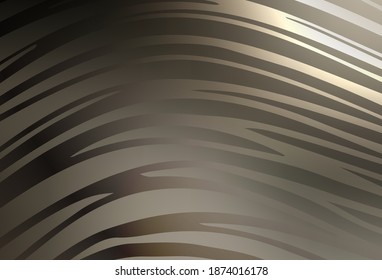 Light Gray vector layout with curved lines. Creative illustration in halftone style with gradient. Brand new design for your ad.