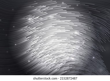Light Gray vector layout with curved lines. Colorful gradient illustration in simple style with lines. Best design for your business.