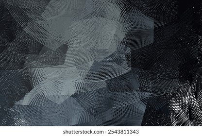 Light Gray vector layout with curved lines. Shining colorful illustration in simple curve style. Brand new design for your ad.