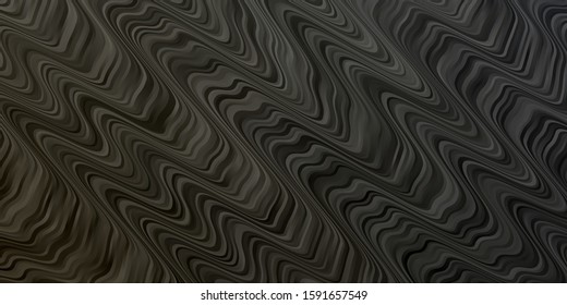 Light Gray vector layout with curves. Colorful illustration in circular style with lines. Smart design for your promotions.