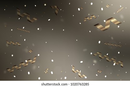 Light Gray vector layout with festival confetti. Confetti on blurred abstract background with colorful gradient. The pattern can be used for birthday gifts, congratulations.