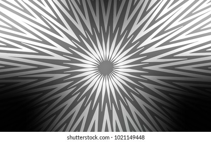 Light Gray vector layout with flat lines. Decorative shining illustration with lines on abstract template. Template for your beautiful backgrounds.