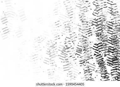 Light Gray vector layout with flat lines. Lines on blurred abstract background with gradient. Template for your beautiful backgrounds.