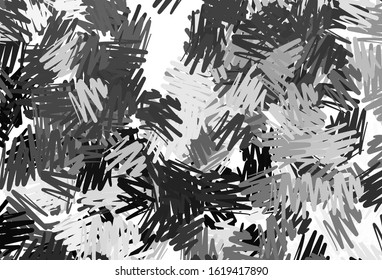 Light Gray vector layout with flat lines. Colorful shining illustration with lines on abstract template. Smart design for your business advert.