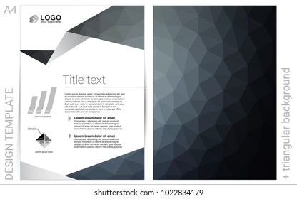 Light Gray vector  layout for Leaflets. Web interface on abstract background with colorful gradient. Pattern can be used as a template for calendars.