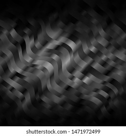 Light Gray vector layout with wry lines. Brand new colorful illustration with bent lines. Pattern for busines booklets, leaflets