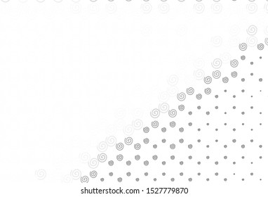 Light Gray vector layout with wry lines. Colorful abstract illustration with gradient lines. Abstract style for your business design.