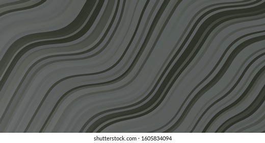Light Gray vector layout with wry lines. Colorful abstract illustration with gradient curves. Smart design for your promotions.