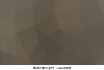Light Gray vector low poly texture. Creative illustration in halftone style with triangles. A completely new design for your leaflet.