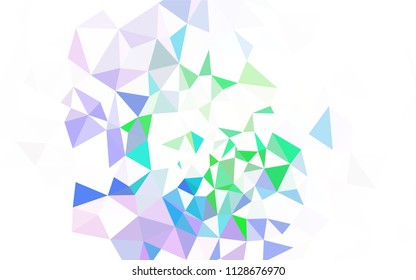 Light Gray vector low poly texture. A completely new color illustration in a polygonal style. A completely new design for your leaflet.