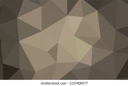 Light Gray vector low poly texture. Glitter abstract illustration with an elegant triangles. Completely new template for your banner.