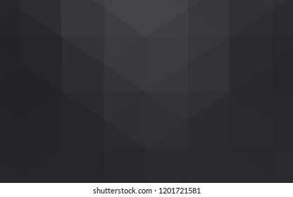 Light Gray vector low poly texture. Polygonal abstract illustration with gradient. A new texture for your design.
