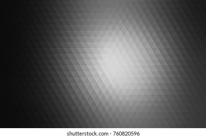 Light Gray vector low poly template. Colorful abstract illustration with gradient. The template can be used as a background for cell phones.