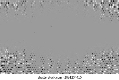 Light Gray vector Modern abstract illustration with colorful water drops. Modern abstract illustration with colorful water drops. Smart design for business ads.