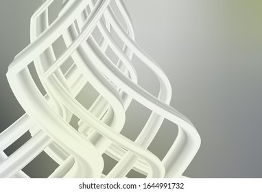 Light Gray vector modern elegant layout. Creative illustration in halftone style with gradient. Background for designs.