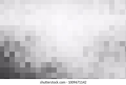 Light Gray vector modern geometrical background. Abstract template. Geometric pattern in square style with gradient.