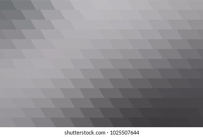 Light Gray vector modern geometrical background. Abstract template. Geometric pattern in square style with gradient.