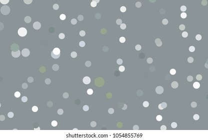 Light Gray vector modern geometrical circle abstract background. Dotted texture template. Geometric pattern in halftone style with gradient. 
