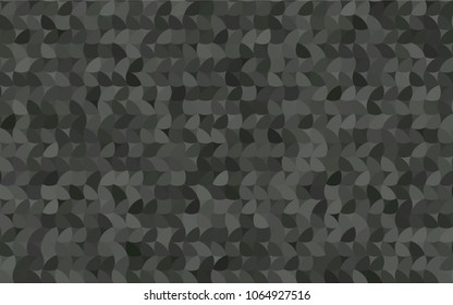 Light Gray vector modern geometrical circle abstract background. Dotted texture template. Geometric pattern in halftone style with gradient. 
