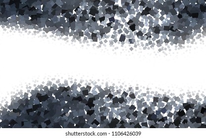 Light Gray vector modern geometrical background. Abstract template. Geometric pattern in square style with gradient.