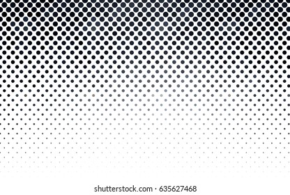 Light Gray vector modern geometrical circle abstract background. Dotted texture template. Geometric pattern in halftone style with gradient. 