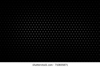 Light Gray vector modern geometrical circle abstract background. Dotted texture template. Geometric pattern in halftone style with gradient. 