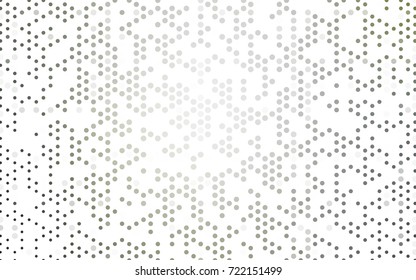 Light Gray vector modern geometrical circle abstract background. Dotted texture template. Geometric pattern in halftone style with gradient. 