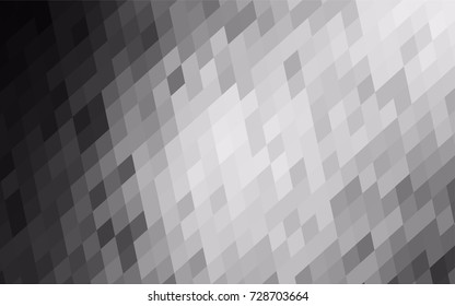 Light Gray vector modern geometrical background. Abstract template. Geometric pattern in square style with gradient.