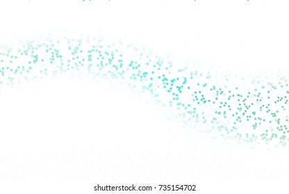 Light Gray vector modern geometrical circle abstract background. Dotted texture template. Geometric pattern in halftone style with gradient. 