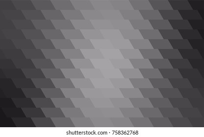 Light Gray vector modern geometrical background. Abstract template. Geometric pattern in square style with gradient.