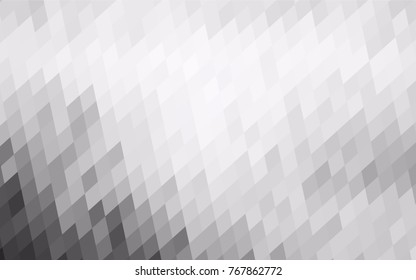 Light Gray vector modern geometrical background. Abstract template. Geometric pattern in square style with gradient.