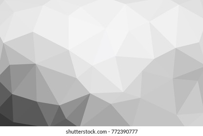 Light Gray vector modern geometrical abstract background. Texture, new background. Geometric background in Origami style with gradient. 