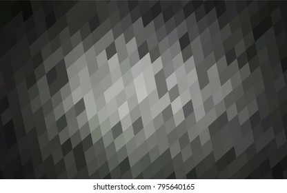 Light Gray vector modern geometrical background. Abstract template. Geometric pattern in square style with gradient.