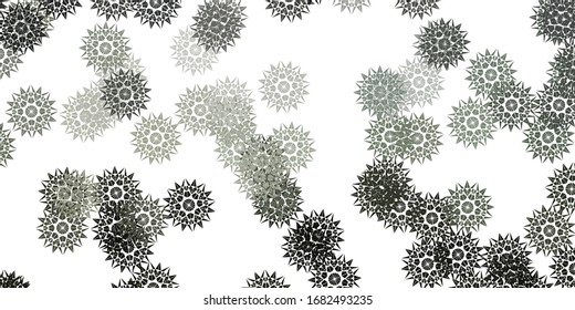 Diseño natural vectorial claro con flores. Flores coloridas de estilo natural sobre un fondo sencillo. Plan para la promoción del día de la mujer.