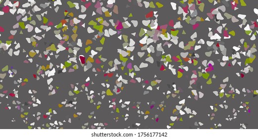 Light gray vector pattern with abstract shapes. Modern abstract illustration with gradient random forms. Elegant design for wallpaper set.