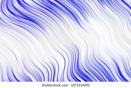 Light Gray vector pattern with bent ribbons. Colorful abstract illustration with gradient lines. Textured wave pattern for backgrounds.