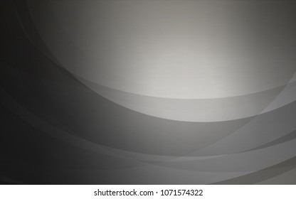 Light Gray vector pattern with bent ribbons. Shining crooked illustration in marble style. The best blurred design for your business.