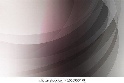 Light Gray vector pattern with bubble shapes. Creative illustration in halftone marble style with gradient. The template for cell phone backgrounds.