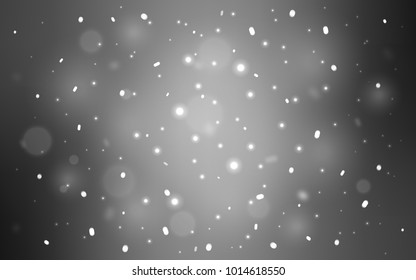 Light Gray vector pattern with christmas snowflakes. Modern geometrical abstract illustration with crystals of ice. The pattern can be used for year new  websites.