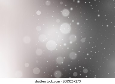 Light Gray vector pattern in Christmas style. A Smart Illustration with gradient Christmas elements. Best design for a college poster, banner.